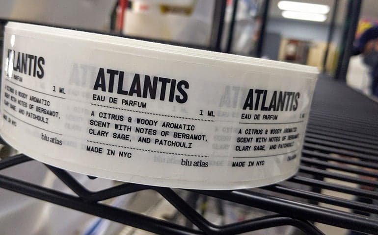 Blu Atlas Clear Labels StickerGiant Blog